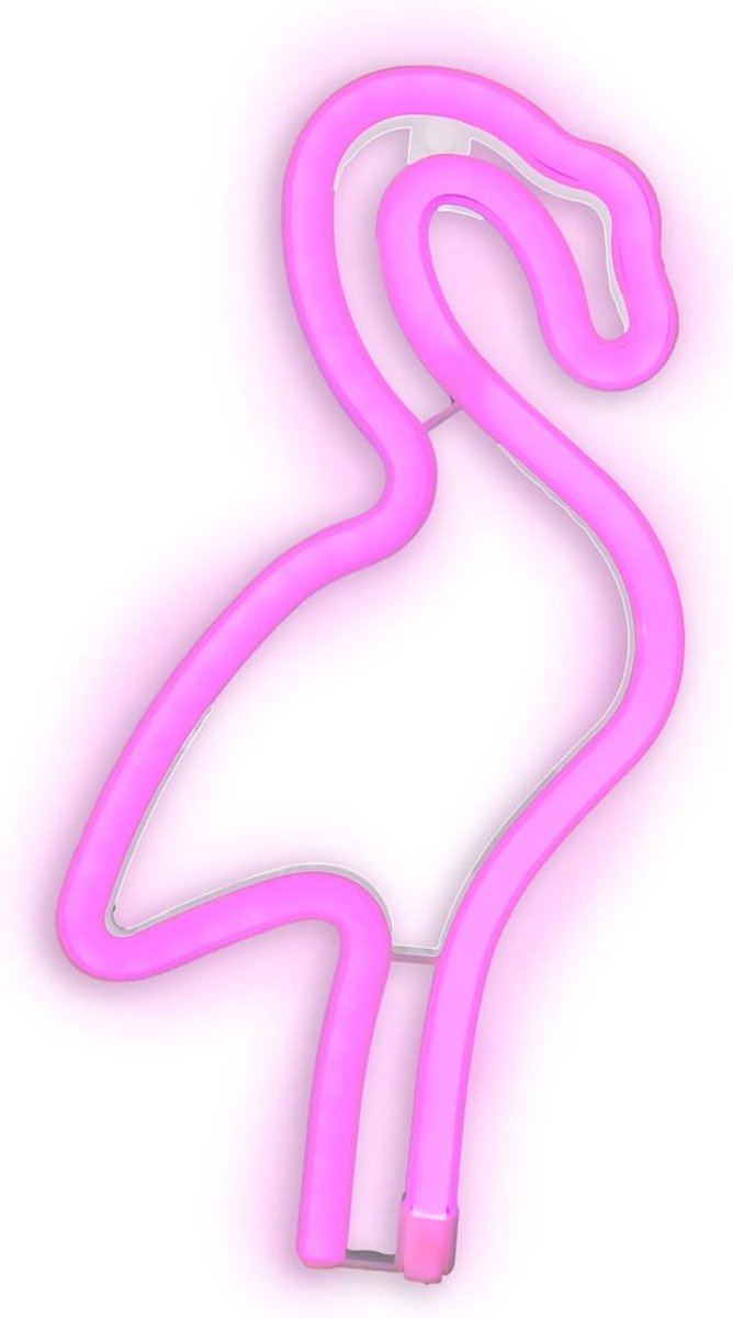 Neon Licht Teken Muurlicht Bar Lamp Huis Kinderkamer Winkel Decor (Roze Flamingo)