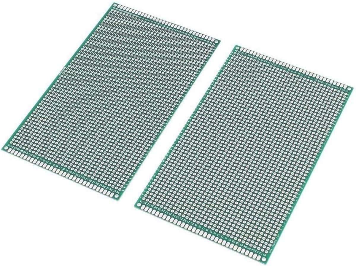 2 STKS (9 x 15cm) PCB Bord Universeel Dubbelzijdig Prototype Breadboard Paneel Circuit Bord voor DIY Solderen