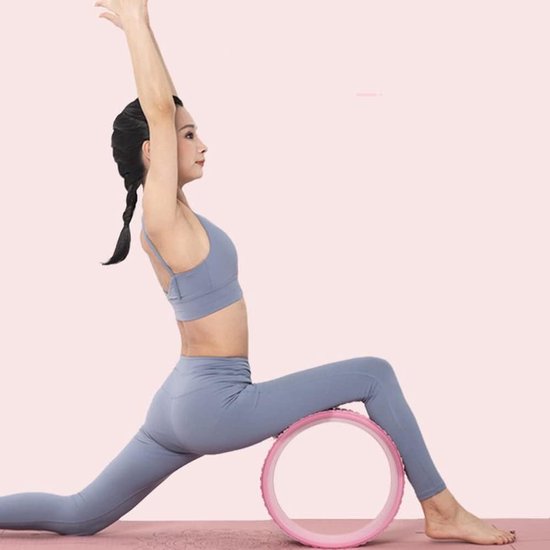 Yoga Wiel - Pilates Ring - Rug Opener - Hoge Compressie - 32x12cm - Groen — afbeelding 2