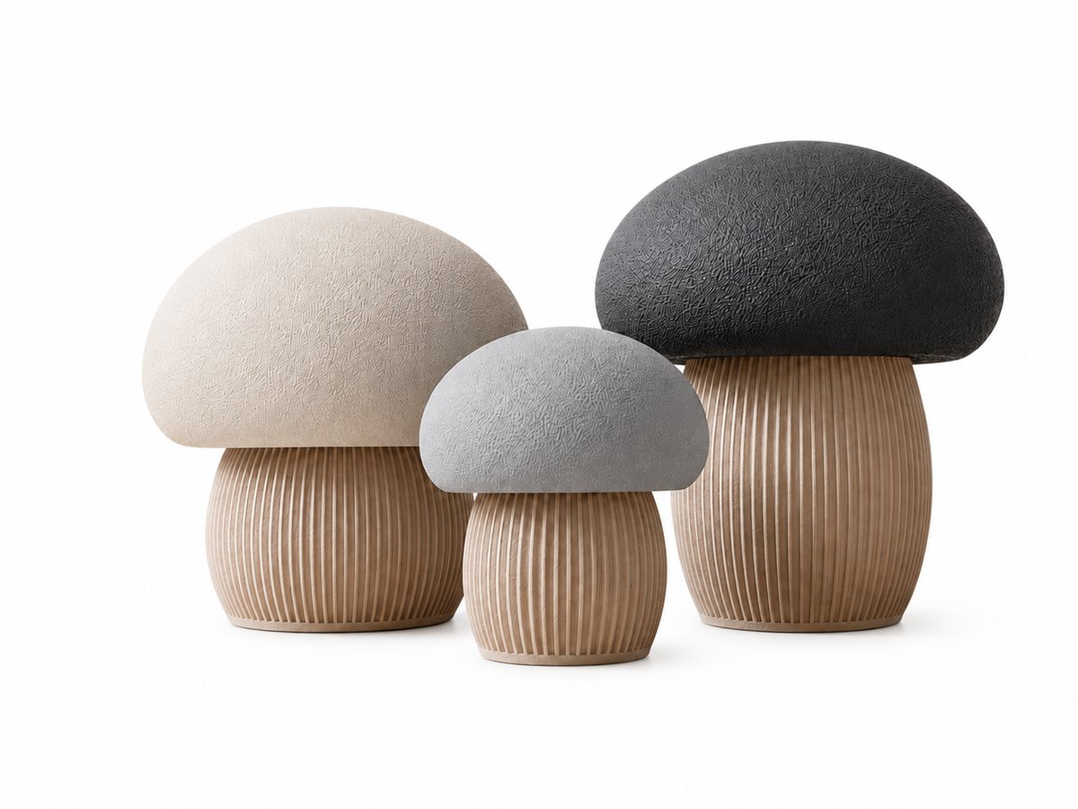 Decoratieve Paddenstoelen – Moderne Japandi Herfstdecoratie