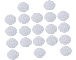 Zoogcompressen Borstpads Voedingspads - Borstvoeding Geven - Ademend en Wasbaar - 20 - Wit - 20 stuks