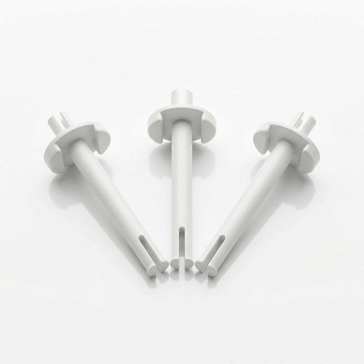 3 stuks spoelnaalden voor naaimachine, vervangende spoelnaalden, spoelhouders voor naaimachine, conushouder voor naaien, spoelhouder voor naaimachine, witte plastic draadspoelhouder voor naaimachine