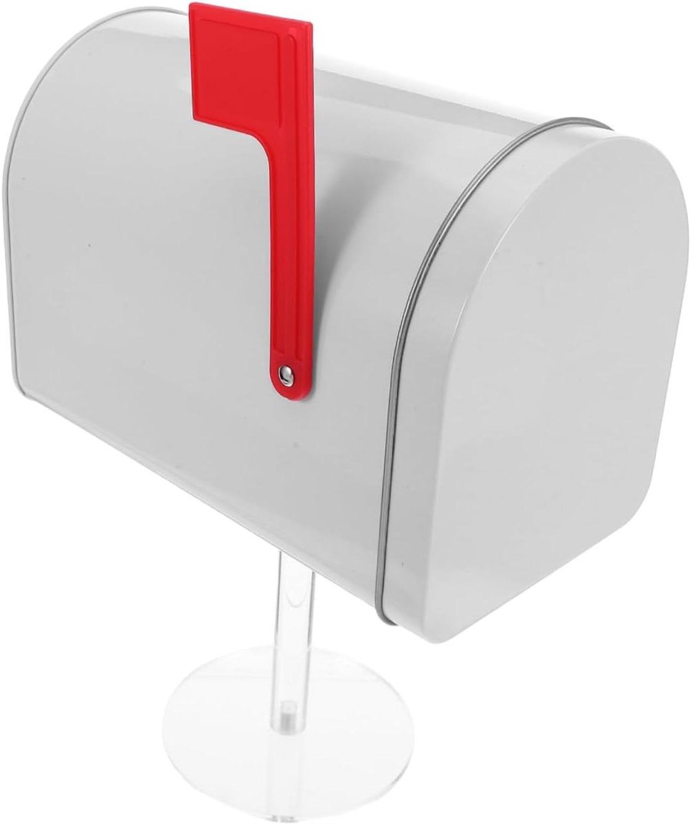 Mini Brievenbus - Decoratieve Mailbox - Miniatuur Decoratie - Waterdichte Bescherming - 22 x 16 x 9 cm - Wit