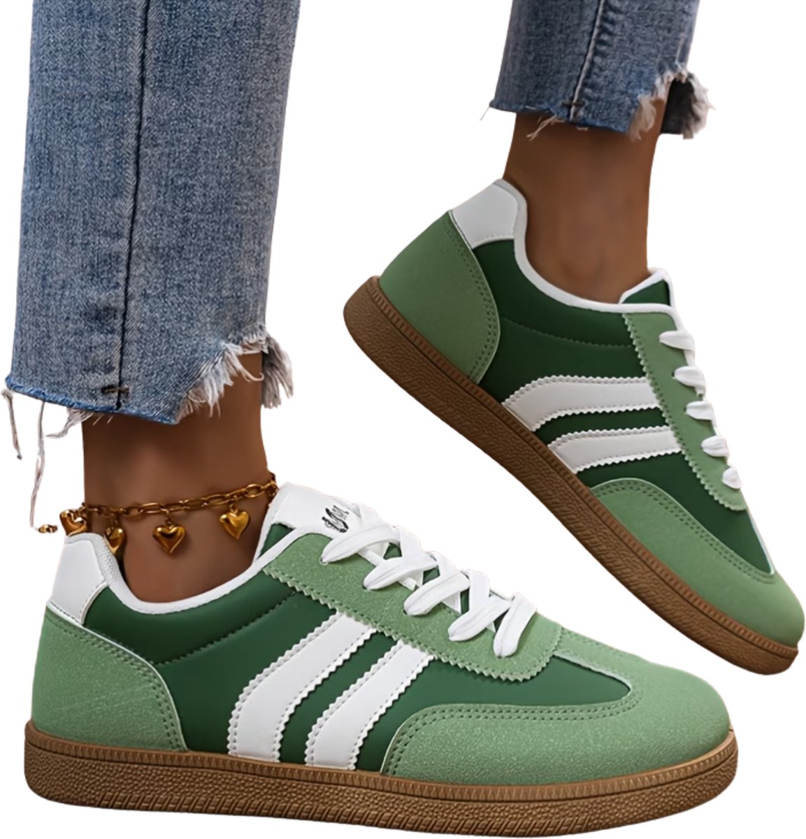 Currero Schoenen Dames Sneakers Comfortabel Slippers Casual Volwassenen 43 Groen