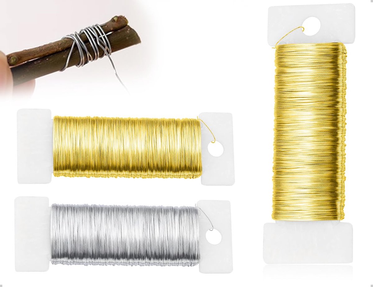 Draad voor handwerk, sieraden en bloemwerk