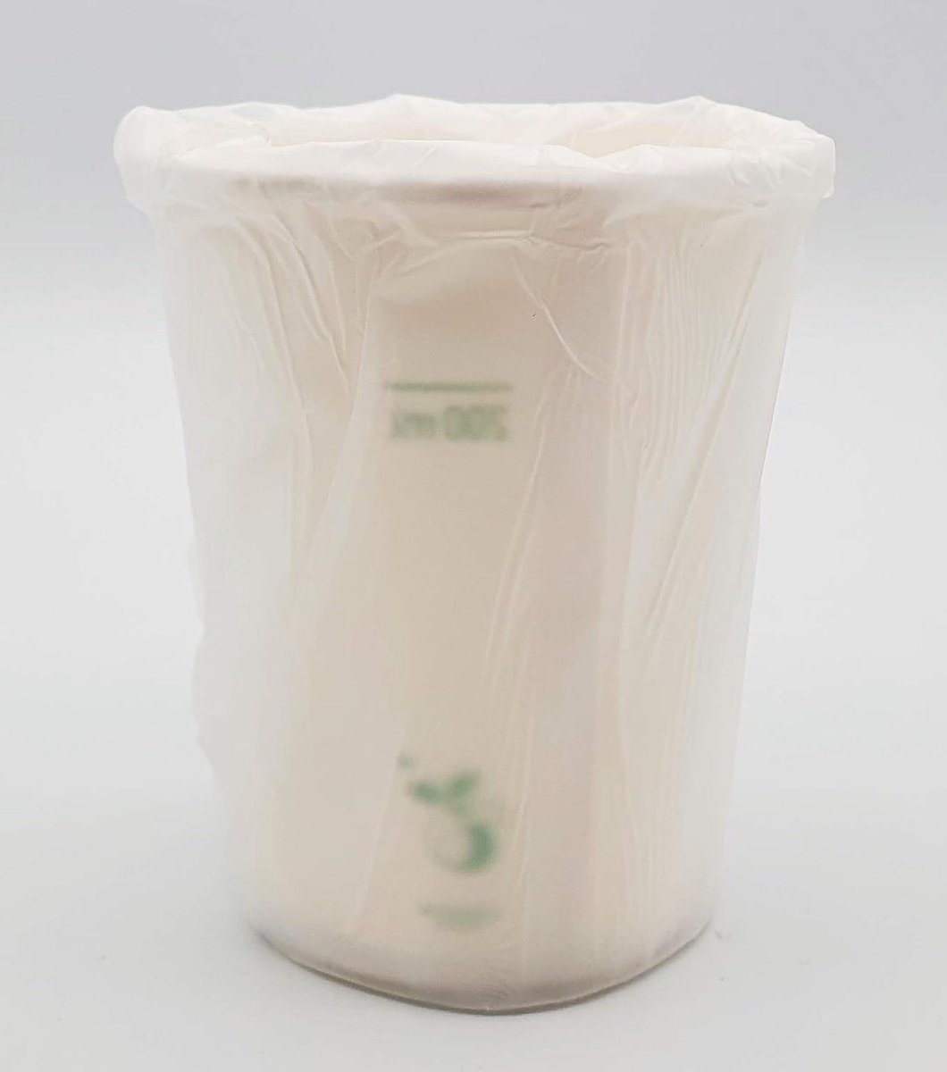 Wegwerp Drinkbekers - Papieren Bekers - Maximale Hygiëne - Afzonderlijk Verpakt - 200 ml - Wit