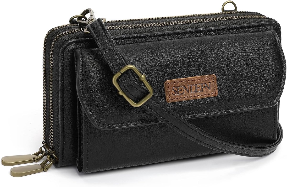 SENDEFN Women's Shoulder Bag, Crossbody Bag, Mobile Phone Bag for Hanging, Small Mobile Phone Shoulder Bag with - ShopVlot