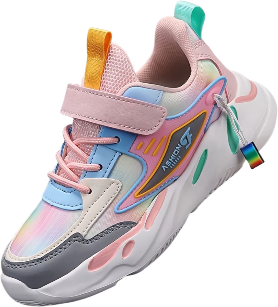 Currero Schoenen Meisjes Sneakers Comfortabel Wandelschoenen Casual Kinder Schoenen 38 Roze