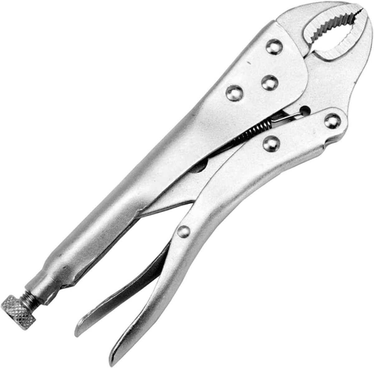 Knijptang Koolstofstaal - Lasgereedschap Schroeftang - Vastzetten Buis - Antislip Handgreep - 18 cm - Enkele Attribuut