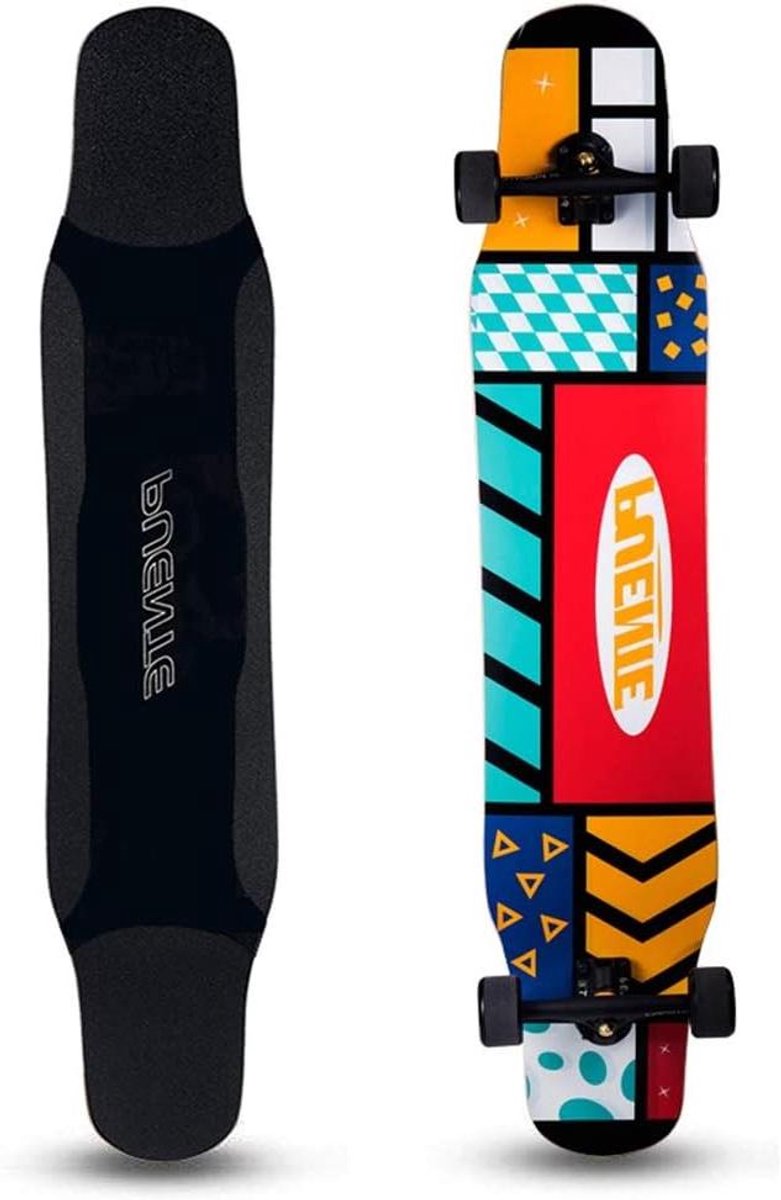 Longboard Dance Board Skateboard Cruiser Board Dansen op het board ABEC-9 Lagers 118 cm lang #4
