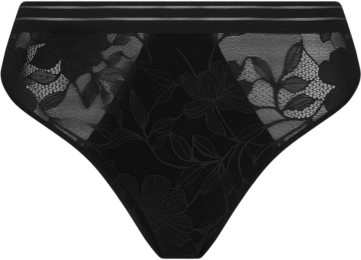 Antigel Dentelle Rebelle Slip Noir Zwart 42