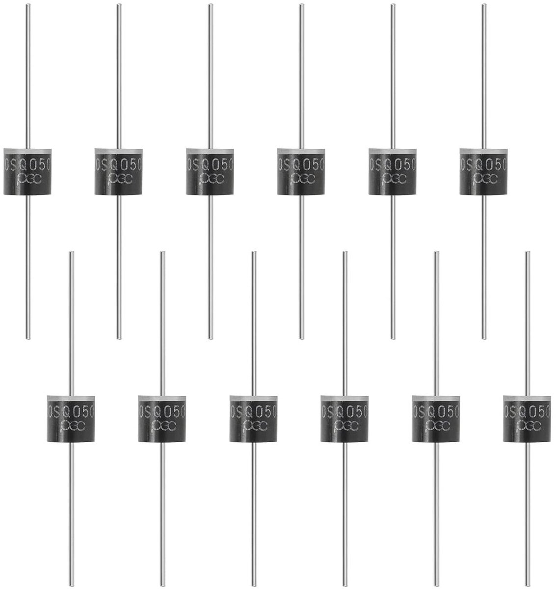 20 STKS Schottky Diode 30A 50 V Axiale 30SQ050 voor Zonnepaneel Parallelle Reflow Bescherming Diodes Silicium Diode Barrière Gelijkrichter Diode Elektronische Componenten