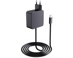 C Oplader 65W voor Nintendo Switch 2, ROG Ally, Steam Deck | Voor tablets, laptops, Samsung Galaxy, Pixel, snelle wandlader PD 65W