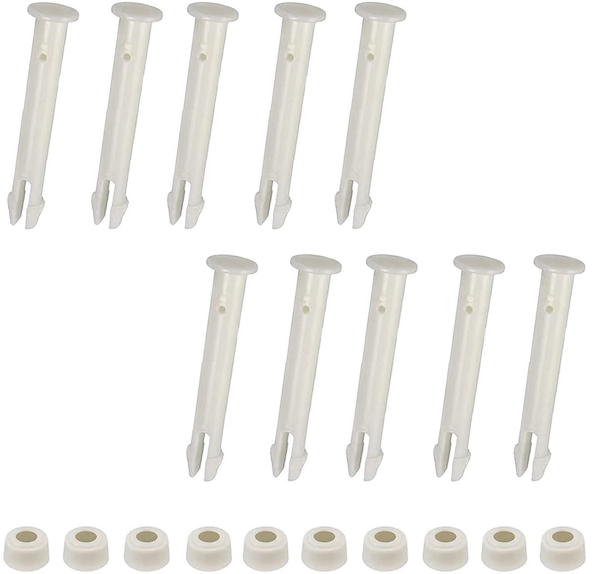 Dailygoods- Zwembadverbindingsspelden 10 Stuks - Kunststof Afdichtingen - Vervanging voor Zwembadconnector - Frame en Intex - 6 cm - Stevig en Duurzaam
