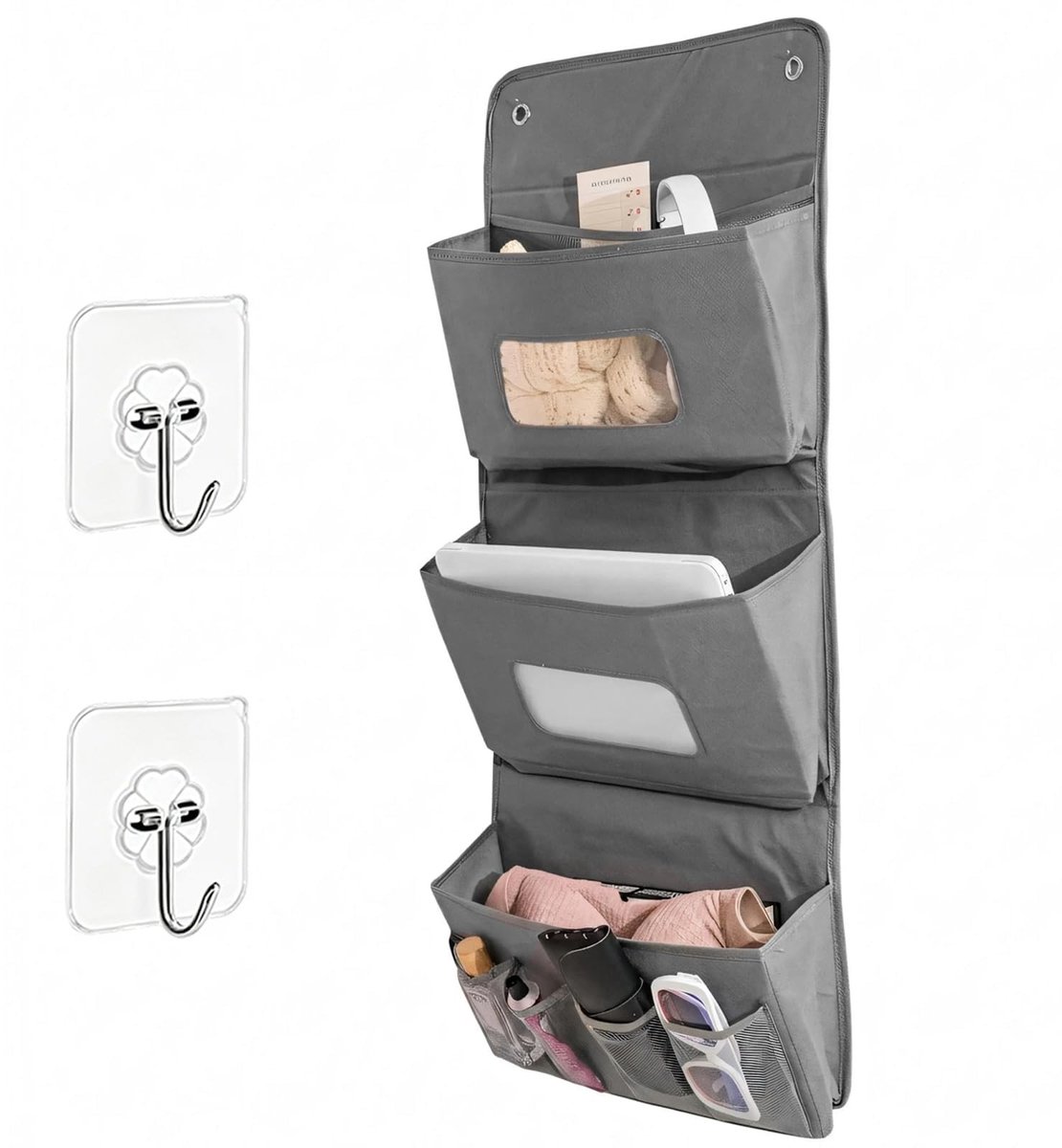 Dailygoods - Hangende Organizer 3-laags - Wasbare Opbergtas voor Cosmetica