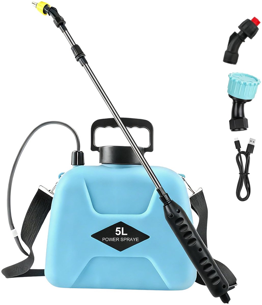 Dailygoods - Elektrische Tuinspuit voor Pesticiden en Irrigatie, 5 Liter