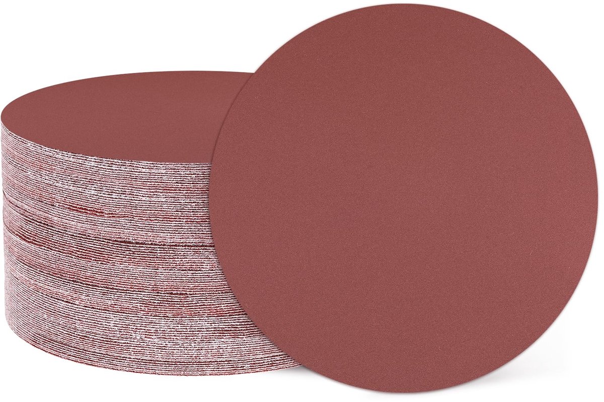 Dailygoods - 600 Stuks Schuurdiscs 100 mm - Voor Schuurmachines en Houtbewerking