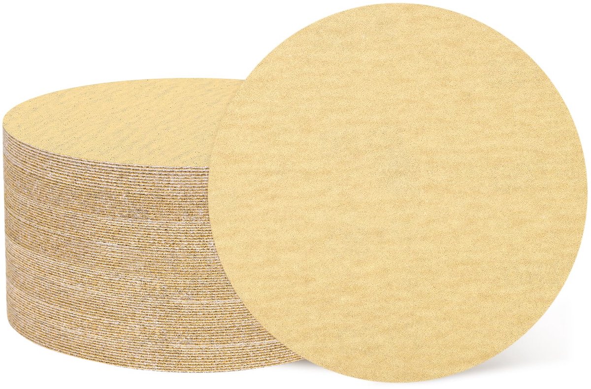 Dailygoods - 50 Stuks 125 mm Schuurdiscs 180 Voor Random Orbital Sanders