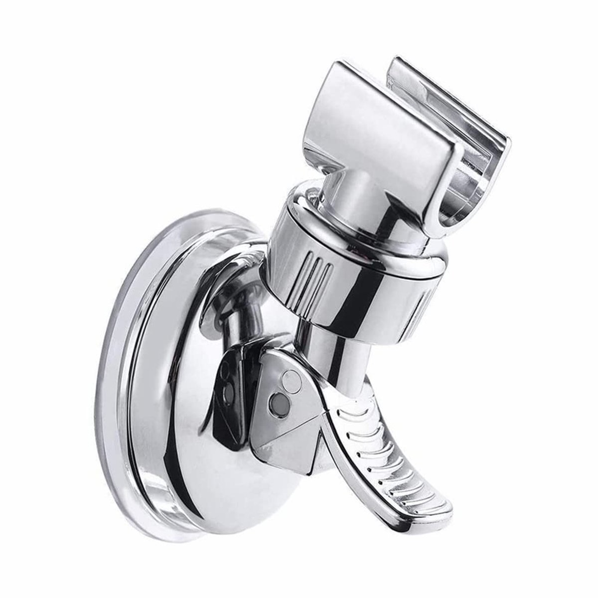 Dailygoods - Douchekop houder - Handdouchehouder - Afneembaar en verstelbaar - Zilverkleurig - Zuignap - Ideaal voor elke badkamer - Makkelijk te inst...