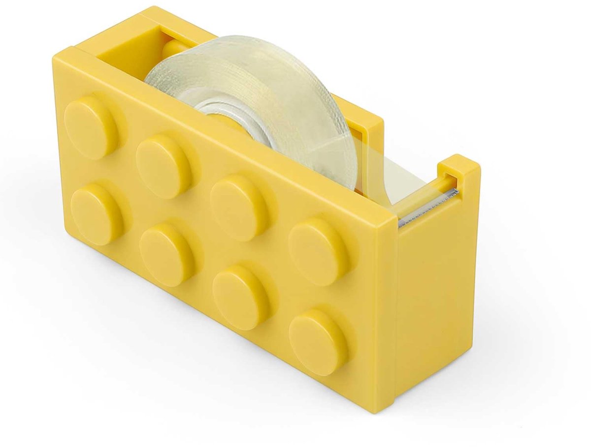 Dailygoods - Plakbanddispenser Blokvormig - Voor Kinderen en Bureaus