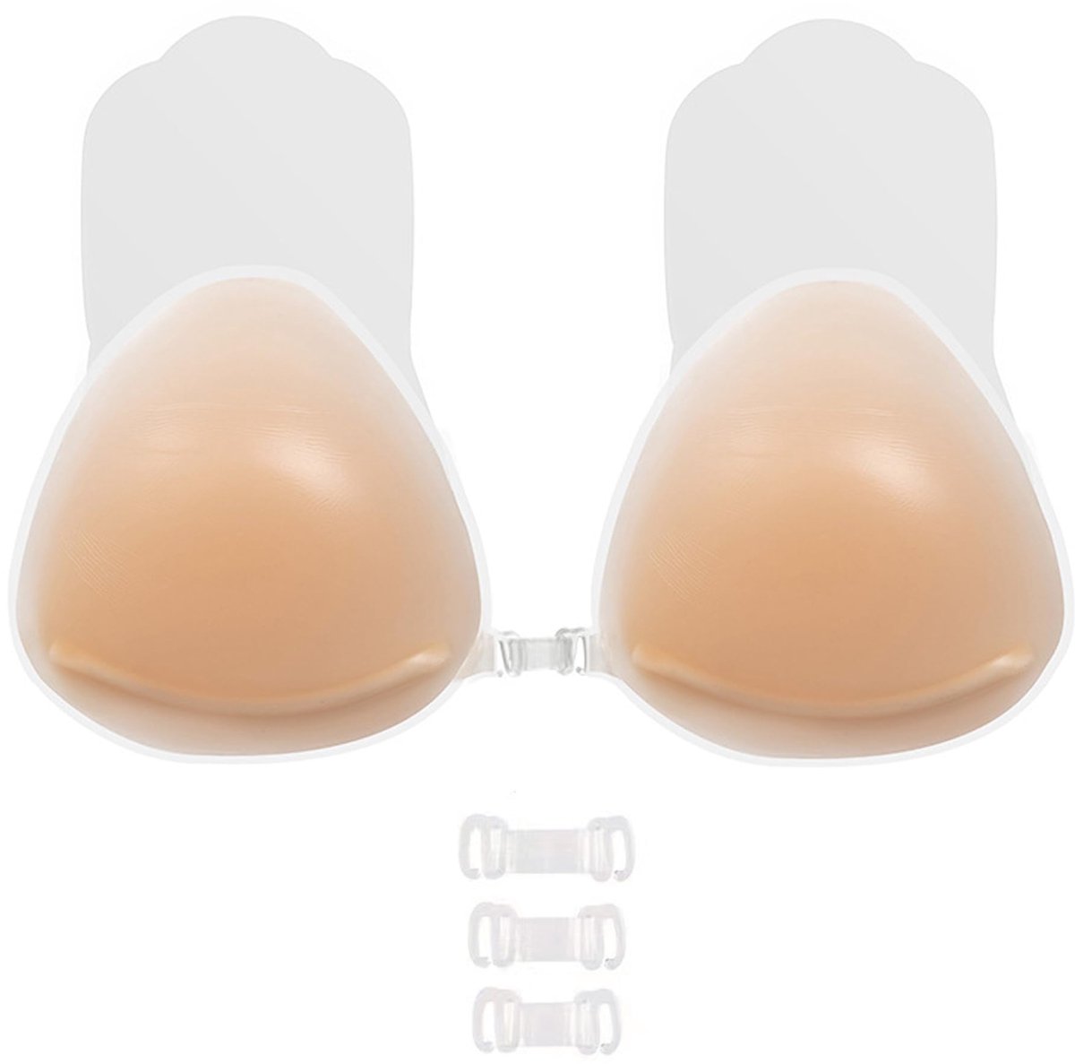 Dailygoods - Siliconen Plakbeha - Push-Up en Onzichtbaar zonder Bandjes