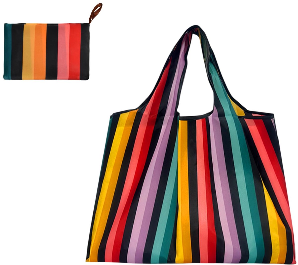 Dailygoods - Opvouwbare Boodschappentassen - Herbruikbare en Duurzame Boodschappentas (52 x 40 cm)