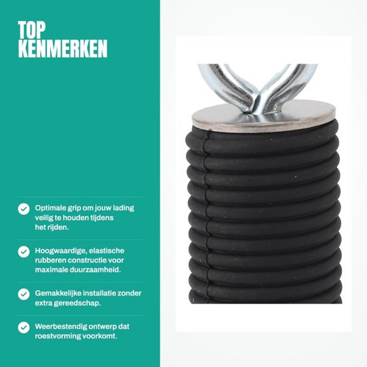 Ankers 4 Stuks - Vervangingsankers - Rubber/Roestvrij Staal - Geschikt voor 1.45 Inch Gaten - Perfecte Pasvorm - Universeel Gebruik - Bevestigingsankers