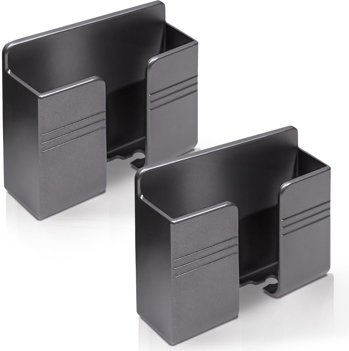 Dailygoods - Wandhouder voor mobiele telefoon - 2 stuks met 3M-lijm