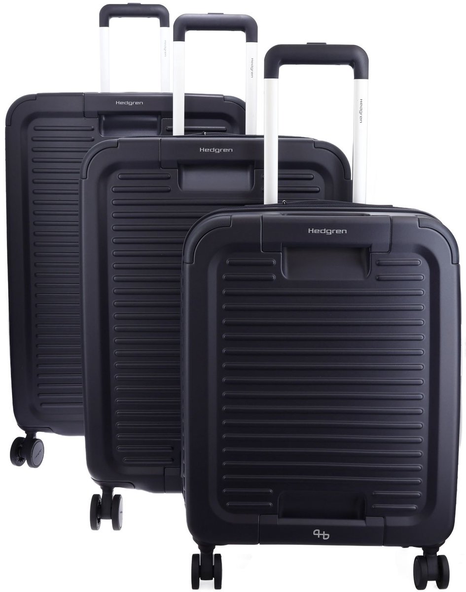 Hedgren trolley Raku Yuno Set XS / M+ / L+ Vulcan Blue donkerblauw 55cm