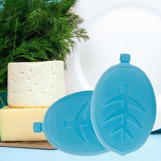 Vriezer Blokken - IJsblokken Koelzak - Eten Koel Houden - Herbruikbaar Ontwerp - 6 stuks - Blauw — afbeelding 3