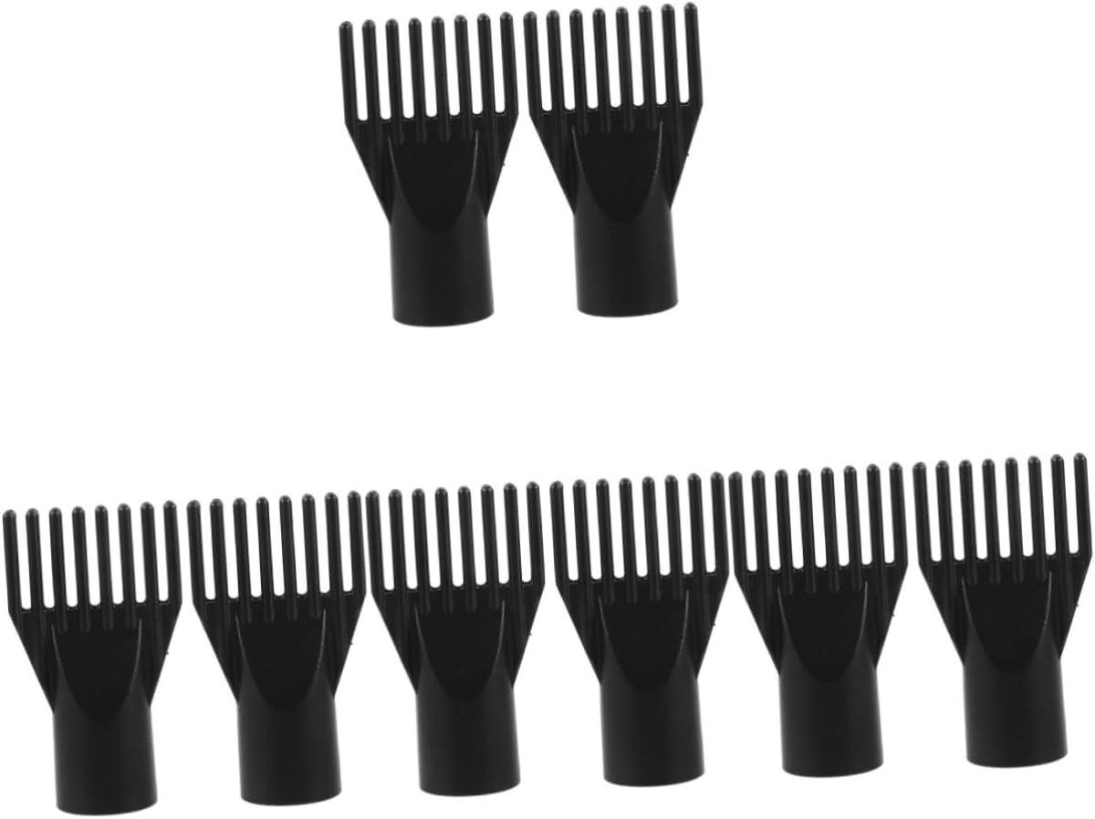 Föhnkam Opzetstukken - Haardroger Accessoires - Haar Stylen - Universele Pasvorm - 12 x 7 x 4 cm - Zwart