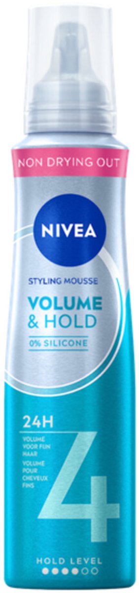 NIVEA Styling Mousse Hold 4 Volume Care - 150 ml