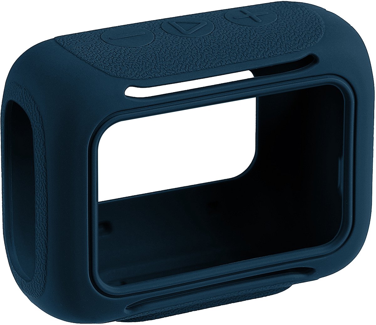 YONO Case geschikt voor JBL Go 5 - Siliconen - Hoesje - Donkerblauw