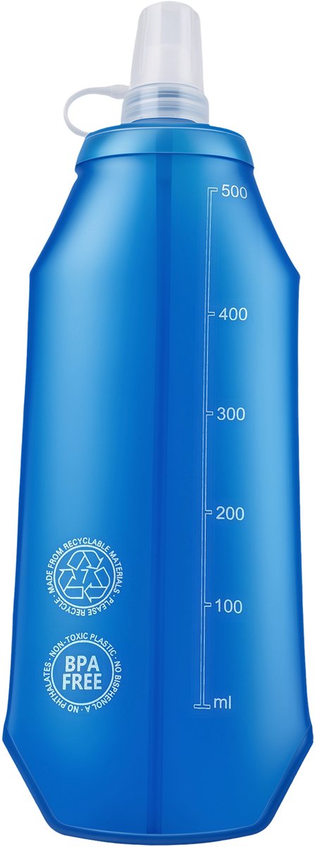 Hydrathon Soft Flask - Set van 2 (2x250ml) - Opvouwbare Waterfles - Drinkfles Hardlopen - Opvouwbare Drinkfles - Trail - Hiking — cadeau in Sport & Outdoor - foto 3