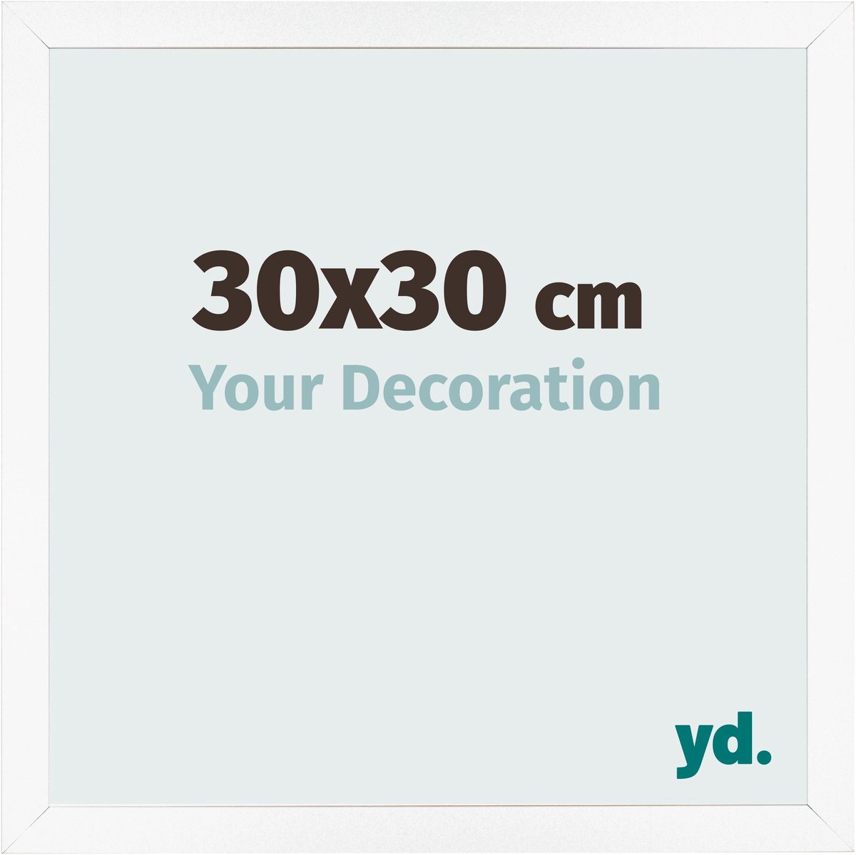 Your Decoration - Fotolijst 30x30 cm - MDF - Wit Mat - Bologna