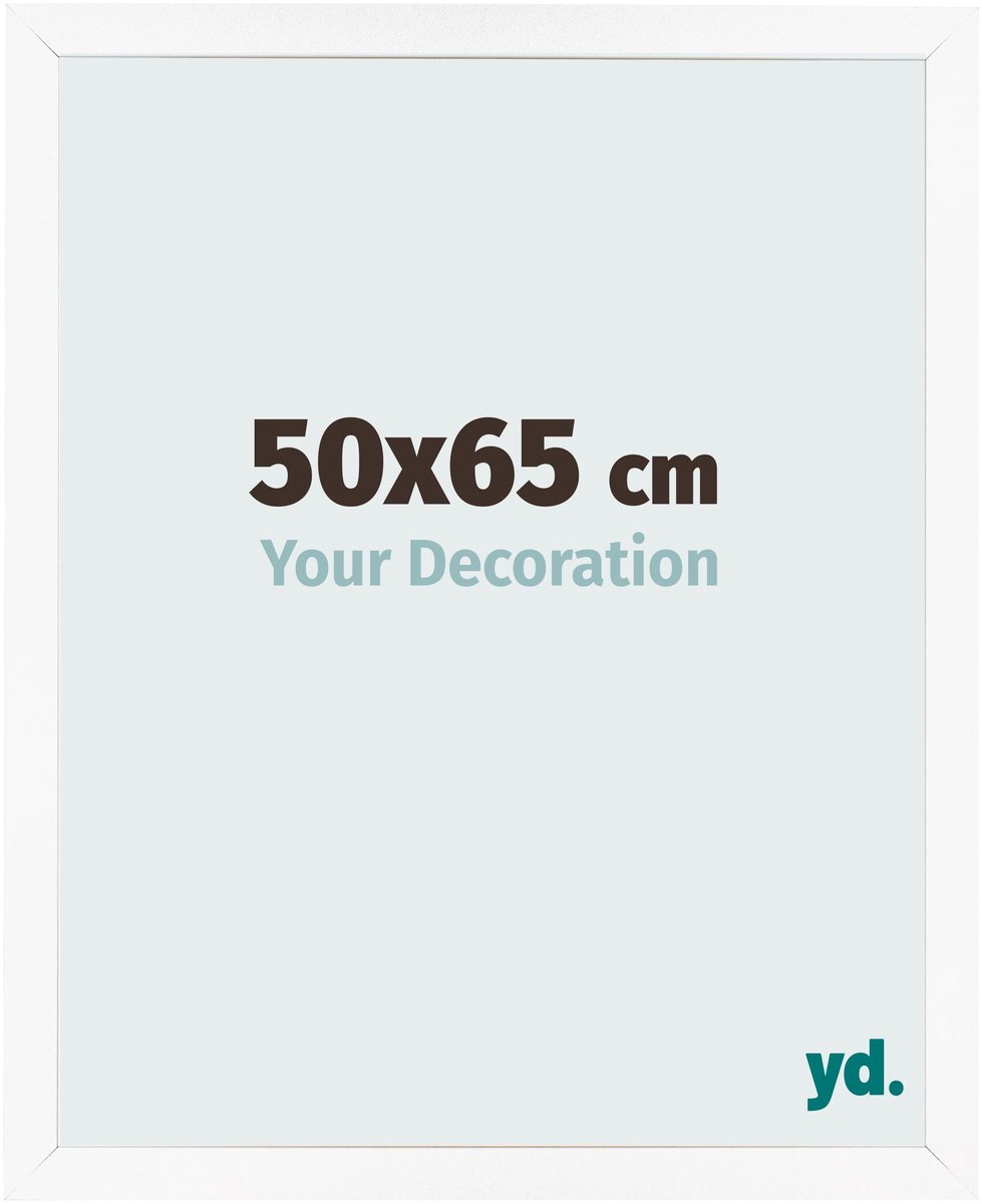 Your Decoration - Fotolijst 50x65 cm - MDF - Wit Mat - Bologna