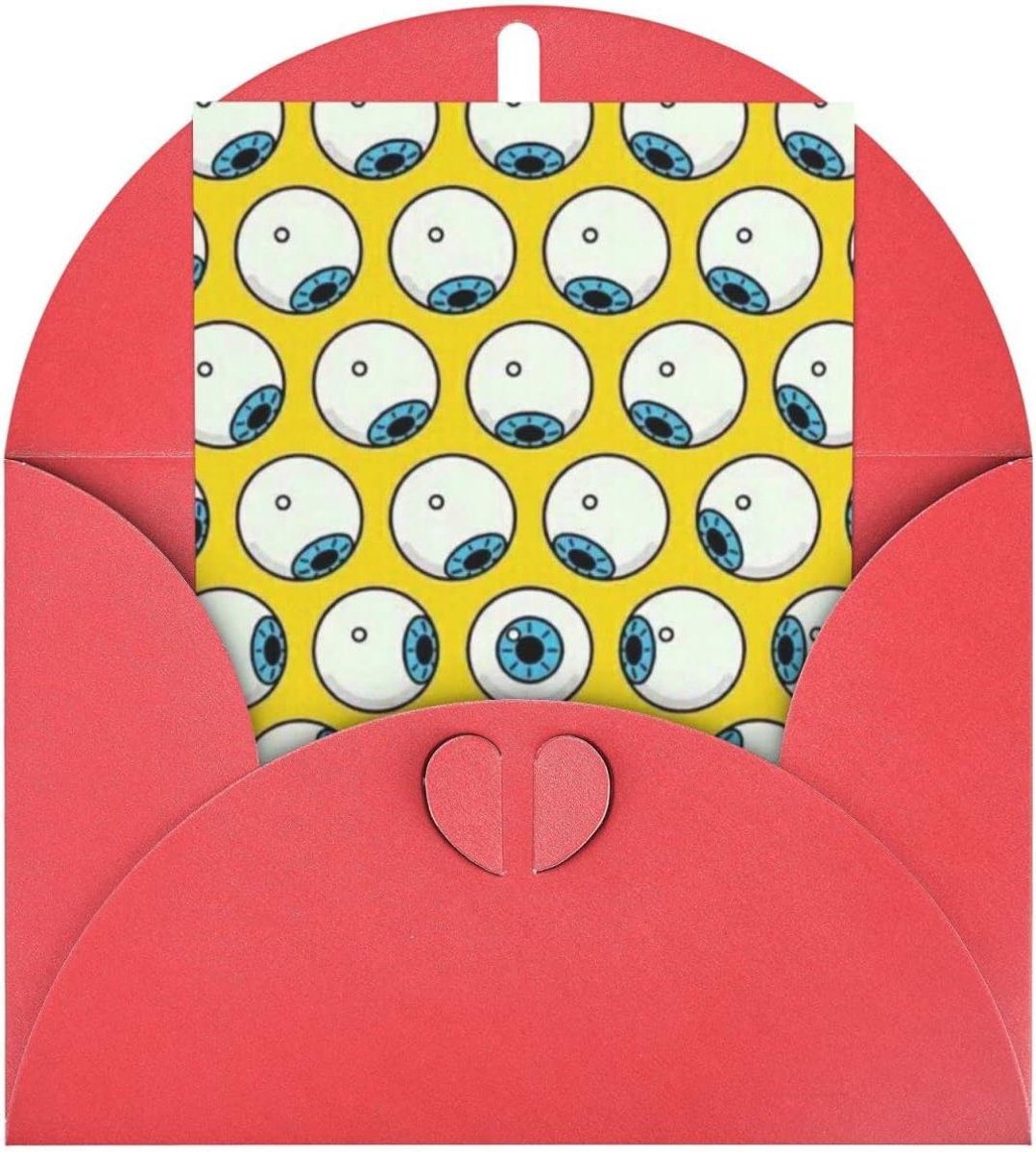 Wenskaart - Jubileumkaart Bedankkaart - Geleentheden Vieren - Parelmoer Papier - 10 x 15 cm - Rood