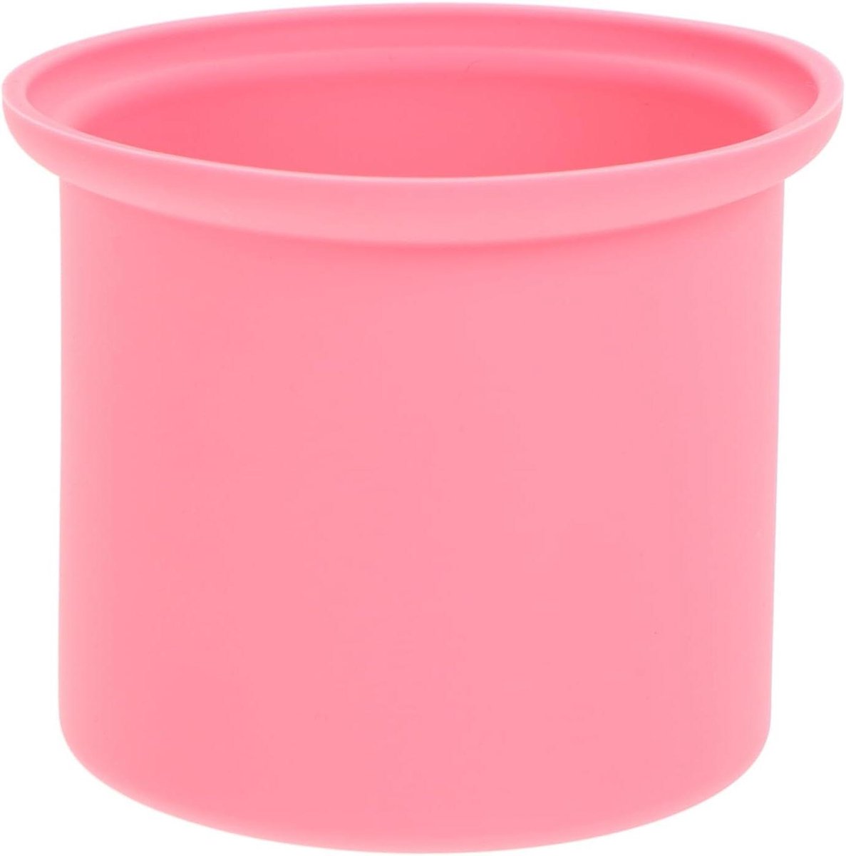 Siliconen Wax Kom - Waxbrander Liner - Ontharen Thuis - Antiaanbaklaag - 8.6 x 7 x 6.5 cm - Roze