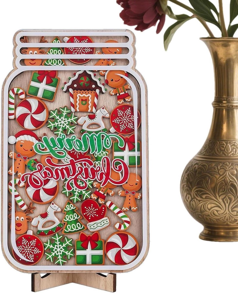 Beloningssysteem Kinderen - Gedragspot Stimulans - Positief Gedrag - Handgesneden Decoratie - 15x25cm - Houtkleur
