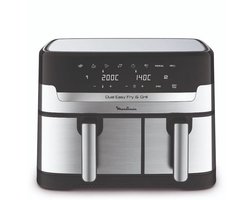 Moulinex Dual Easy Fry & Grill YY5233FB - Airfryer - 8 L - 2450 Watt