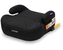 LUVION® Apex ISOFIX Eclipse Black – Zitverhoger Auto met ISOFIX – Stoelverhoger – Booster Seat – UN R129 – 125-150 cm – 7 t/m 12 jaar – Zwart