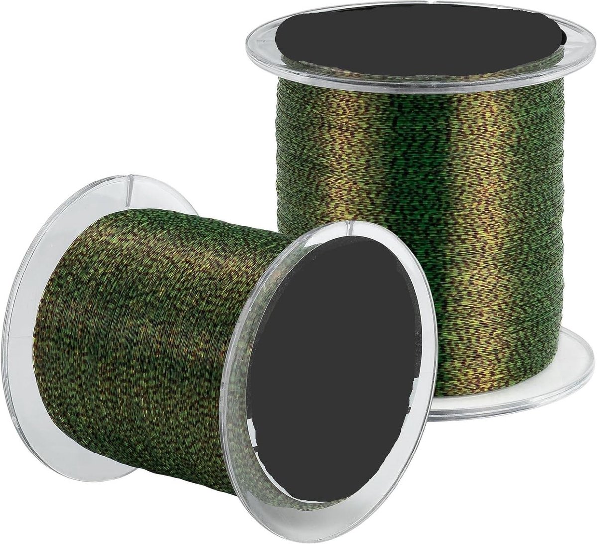 Visdraad Gevlekt - Vislijn Monofilament - Vissen Vangen - Lage Zichtbaarheid - 500m 0.1mm - Groen