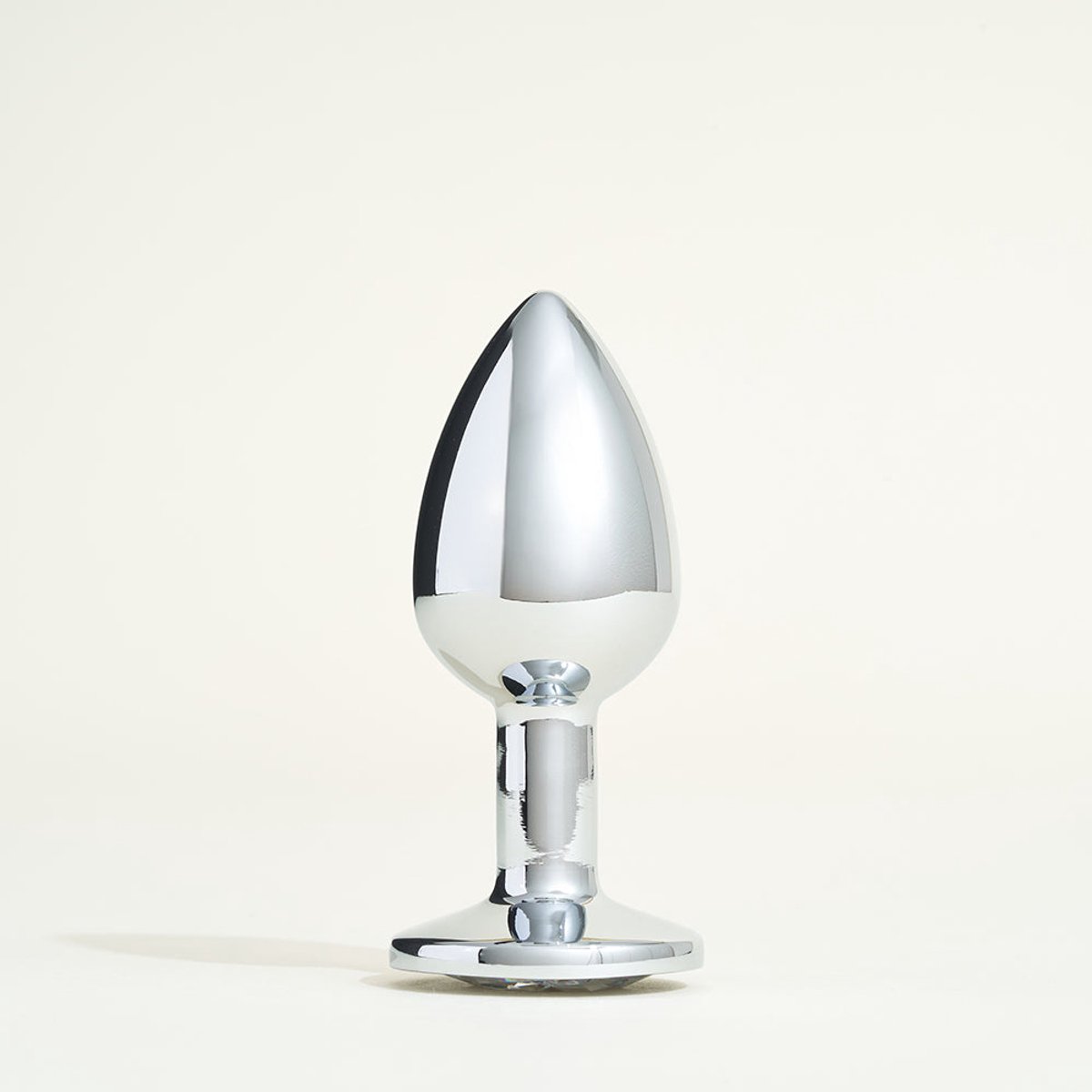 Anale plug metaal met strass Diamond Butt