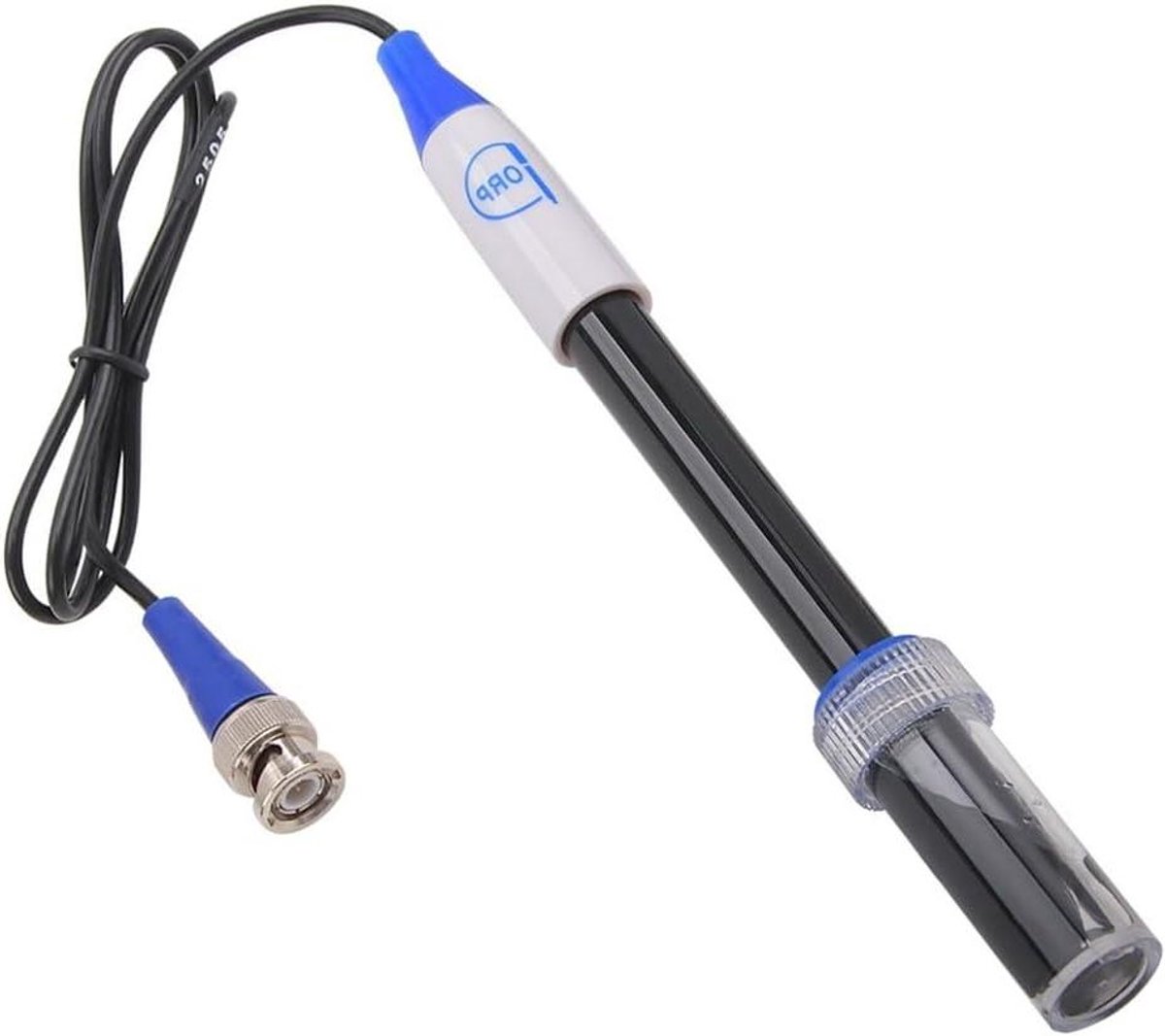ORP Elektrode Sonde - Waterkwaliteit Tester - Laboratorium Testen - Vervangbare BNC Socket - Φ12x160mm - Wit/Zwart