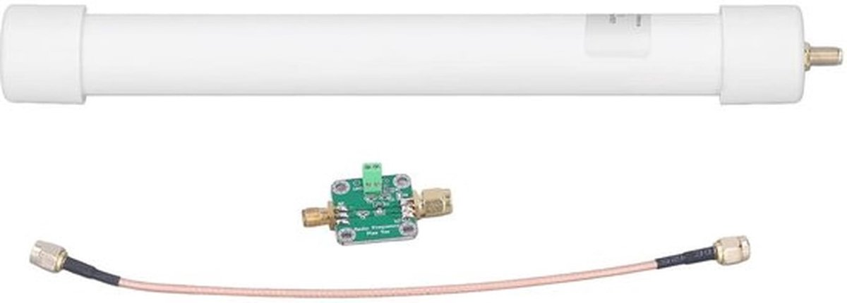 Ontvangerantenne 360°-dekking - Hoge Gevoeligheid - Omnidirectionele Antenne - 36 dBi Versterking - Roestvrij Staal - Waterdicht - Signaalantenne