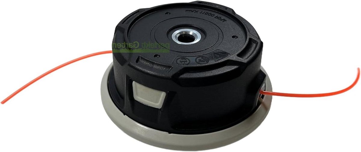 Trimmer Spoel - Draadspoel Grastrimmer - Onkruid Verwijderen - M10 x 1.0 Schroefdraad - 126mm Diameter - Zwart