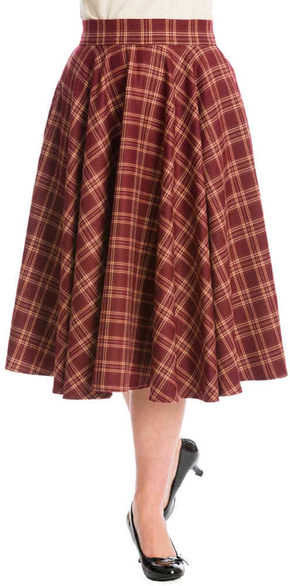 Dancing Days - ADORE HER Rok - 2XL - Bordeaux rood