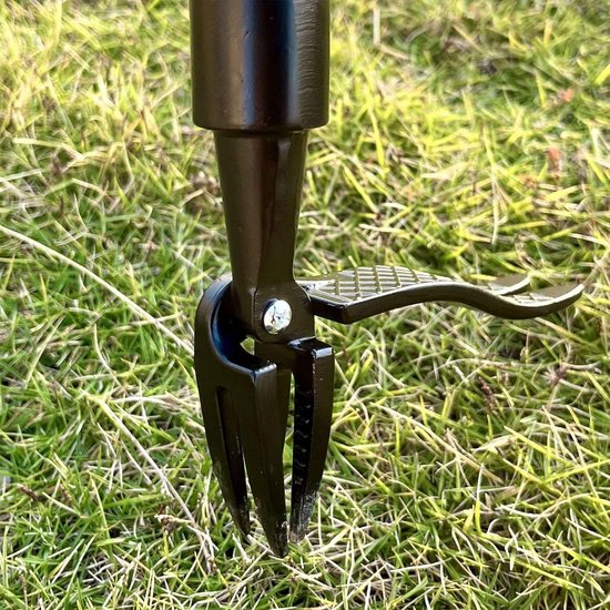 Onkruidtrekker - Onkruidverwijderaar Wieden - Gazon Onderhoud - Verstelbare Lange Handgreep - 44 Inch - Zilver van Merkloos	 — afbeelding 2