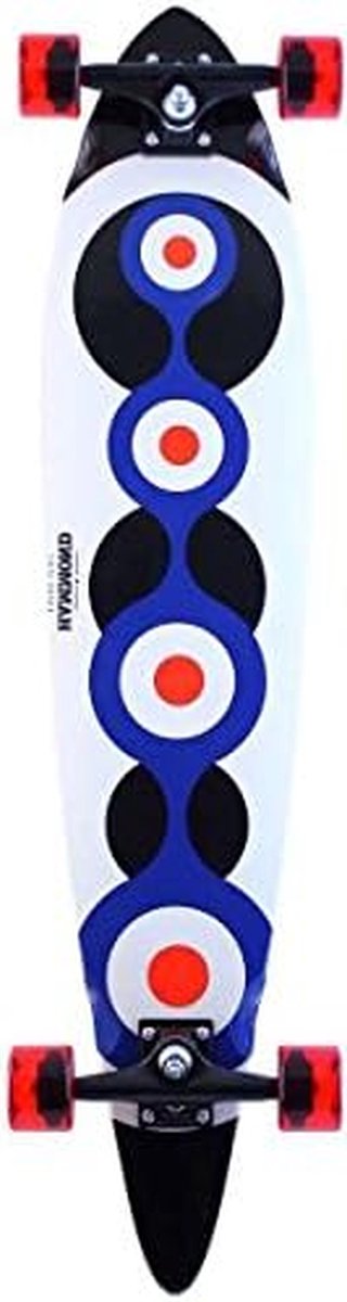 Longboard Cruiser skateboard Stadse rit 7-laags esdoorn 40 x 9 inch Niet gespecificeerd