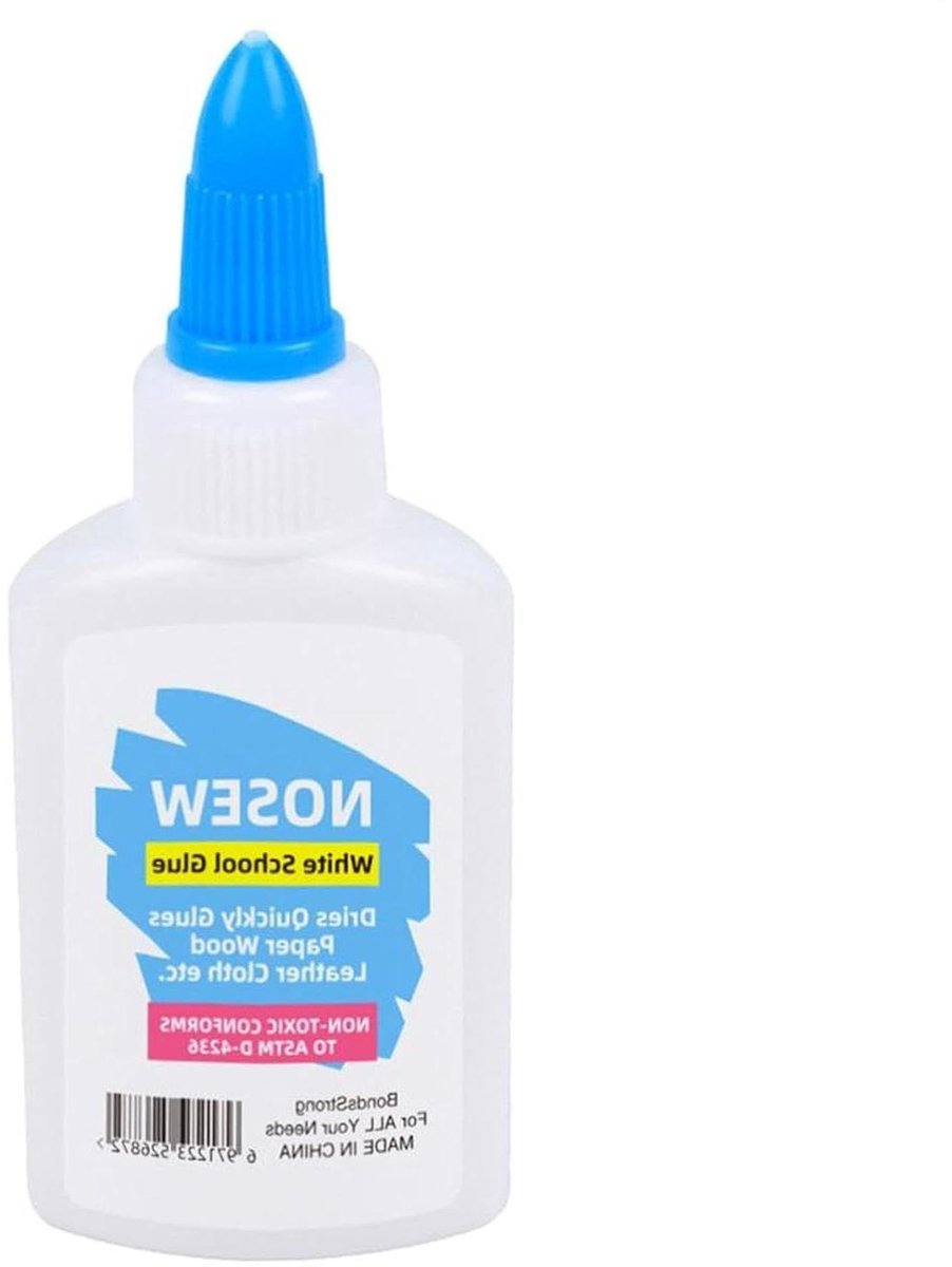 Universele Lijm - Lijm Lijm - Stof Repareren - Sneldrogend Elastisch - 30 ml - Wit